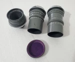 3PCS Wollensak Fastax - Raptar Set 25.4MM, 50MM, 75MM Military Gray Is. Fixed Price $999.99.