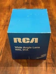 Rca WAL01A Wide Angle Conversion Lens With Adapters & Case For Video Camera. Fixed Price $35.00.
