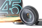 V.good Contax Carl Zeiss Tessar 45MM F/2.8 T* Aej Lens W/box From Japan 9784. Fixed Price $259.99.