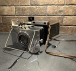 Plaubel Makina Ii - Rare Vintage 6.5X9 Folding Camera W/ 2.9 100MM Lens German. Fixed Price $450.00.