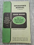 John Deere Operator Manual OM-H2-1048 No. Big Enclosure Gear Mower High Lift. Fixed Price $17.00.