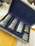Wollensak Fastax-raptar Set Of 4 In Case Military Gray. Fixed Price $1950.00.