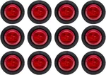 12 Pcs Tmh 1-1/4 Inch Mount Red Lens & Led Clearance Markers, Side. Fixed Price $28.88.