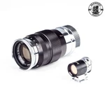 Kyoei Opt.co. Super-acall 105MM F3.5 Lens M39 Mount W/finder Good+. Fixed Price $225.00.