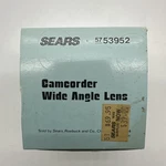 Vintage 1993 Sears Camcorder Wide Angle Lens 57-53952 Open Box 15. Fixed Price $11.50.