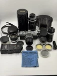 Minolta Sr-t 101 Slr Camera Bundle + Fast 58MM F/1.4 Rokkor Lens & Accessories. Fixed Price $75.00.