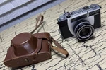 Vtg Kalimar 35MM Film Camera In Leather Case Japan Terionon Lens 16035. Fixed Price $25.49.