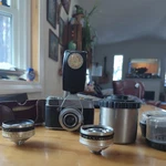 Kodak Retina Reflex Xenon F2.0/50MM Schneider-kreuznach Synchro-compur Bundle. Fixed Price $90.00.