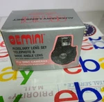 Gemini Auxiliary Lens Set Telephoto & Wide Angle For Disc Cameras M850GP. Fixed Price $10.90.