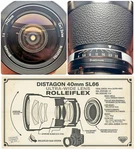 Carl Zeiss Distagon 40MM F/4 Ultrawide For Rolleiflex SL66 5237353 Minty. Fixed Price $999.00.