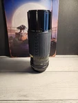 Vintage Sigma 75-250MM F/4-5 Camera Zoom Lens With Caps & Case Konica Ar Mount. Fixed Price $10.00.