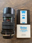Vivitar Close Focusing Auto Zoom Lens 70MM-150MM F:3.8 & 2X Multiplier Minolta. Fixed Price $46.09.