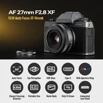 Open Box Ttartisan 27MM F2.8 Autofocus Lens For Fuji Mount Cameras. Fixed Price $119.00.