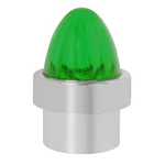 94763 Chrome Aluminium Cap & Watermelon Lens For 1 Inch Bumper Guide Green. Fixed Price $60.16.