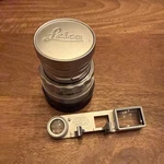 1959 Leitz Wetzlar Leica Summicron 1:2/50MM F2 Chrome Dual Range Mount Lens. Fixed Price $900.00.