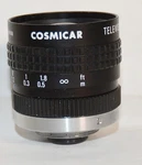 Cosmicar Television Lens 8.5MM 1:1.5 Mount Cctv. Fixed Price $22.00.