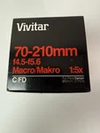 Vivitar 70-210MM F4.5-F5.6 1.5X For Cannon. Fixed Price $31.00.