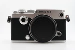 Olympus Pen-f Digital Camera Body Silver (shutter COUNT:1280) BHNA4099. Fixed Price $1099.00.