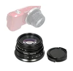 Fotasy 35MM F1.6 E-mount Lens For Sony Mirrorless Cameras. Fixed Price $65.59.