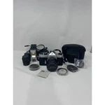 Asahi Pentax Spotmatic 35MM Slr Camera Super-takumar 50MM F1.4 Lens Flash. Fixed Price $171.52.