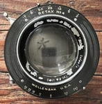 Vintage Bausch & Lomb 5X8 Zeiss Tessar Series Ic 1903 Lens / Betax No. 4 Shutter. Fixed Price $165.00.