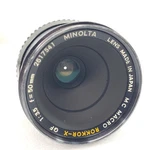 Minolta Macro Rokkor Model No. X Qf 1:3.5 F=50MM Camera Lens. Fixed Price $49.99.