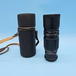 Vintage Ricoh Rikenon 200MM F4.5 10142 M42 Mount W/ Lens Hood And Leather Case. Fixed Price $35.99.