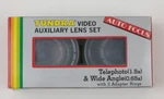 Tundra Video Auxiliary Lens Set Telephoto Wide Angle VTW1565 Japan Case New *247. Fixed Price $39.99.