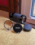 Vivitar 70-300MM F4.2-5.8 Lens + Filter & Caps Nikon Macro Zoom Manual Focus. Fixed Price $25.00.