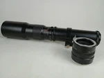 Kimunor 500MM F/8 Telephoto Prime Lens T-mount Manual Focus W/3X-3 Teleconverter. Fixed Price $42.95.