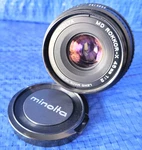Minolta Md Rokkor-x 45MM 1:2 Lens F/2 Pancake Prime With Caps. Fixed Price $49.95.