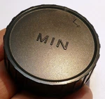 "min" Rear Cap Vintage For Minolta Sr Mc Md Manual Focus Lenses. Fixed Price $9.86.