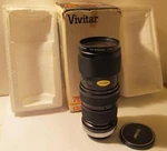 Vivitar 75-205MM F3.8 1:3.8X C/fd Zoom Lens For Canon With Box 0213350. Fixed Price $45.00.