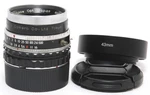 Zunow 1.8/45MM Lens, Modified For Leica Mount With Rangefinder Coupling. Fixed Price $1167.41.