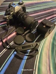 Canon AE-1 Slr Camera, Sears 135MM F/2.8 Lens, Albinar-adg Auto 2X Tele-convert. Fixed Price $155.95.
