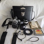 Nikon Nikomat Nippon Kogaku Ftn 35MM Slr W/ 2 Lenses, Case, & Accessories Japan. Fixed Price $178.20.