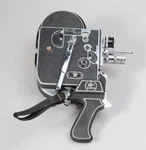 Bolex H8 8MM Movie Camera Kern Yvar 13MM F/1.9-UNITEL 1/2" & Grip Works. Fixed Price $399.00.